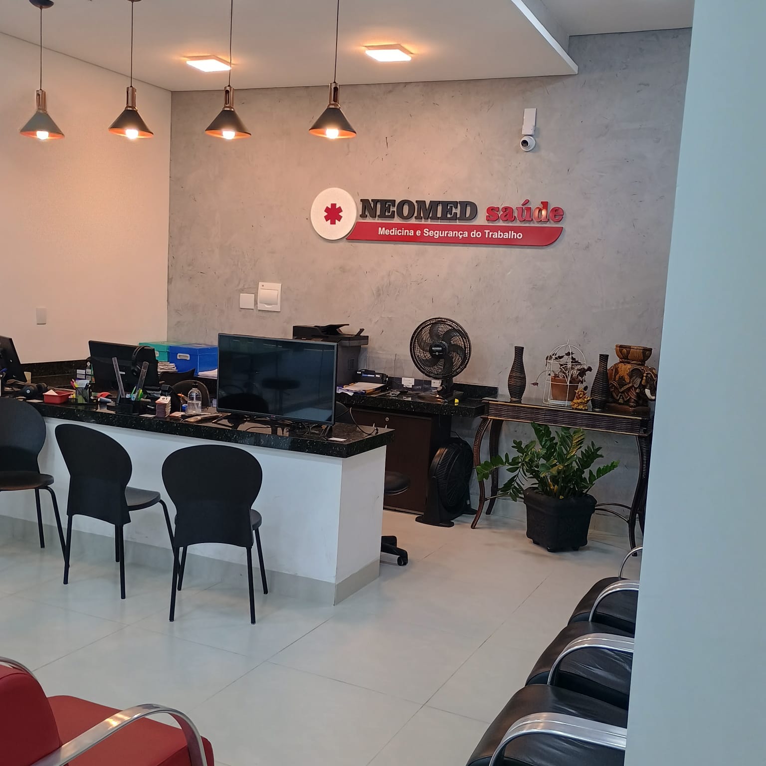 Recepção da NeoMed Saúde